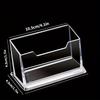 Xiaomi Clear Acrylic Business Card Holder Desktop Display Stand Office Desk Organizer For Notes Fridge Storage Container Basket Rack