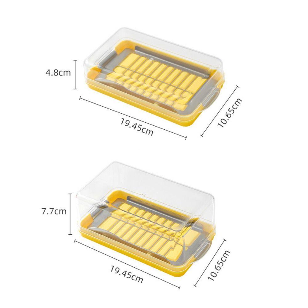 with Spoon Butter Cutter Storage Box with Cutting Net Cheese Container  Kitchen Baking
