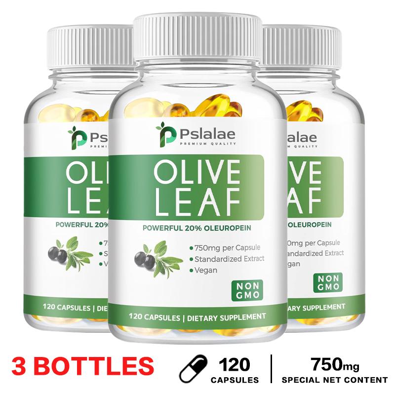 Pslalae - 750mg Olive Leaf Extract Capsules - Skin Health