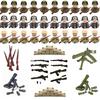 Кукольный набор Building Block Коллекция Военная серия Оружие Sandbag Building Block Детские игрушки