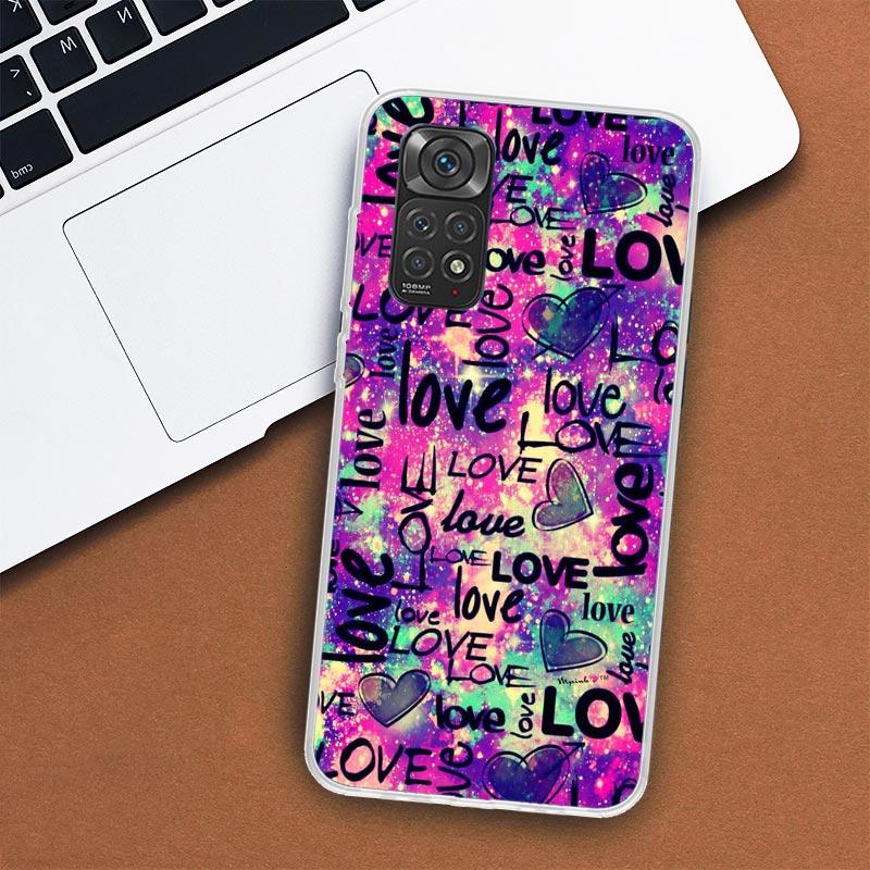Чехол для телефона AMOR This Is Love для Xiaomi Redmi Note 13 12 12S 11 11S 10 10S 9 9S 11T 11E Pro Plus 8 8T 7 + чехол-накладка