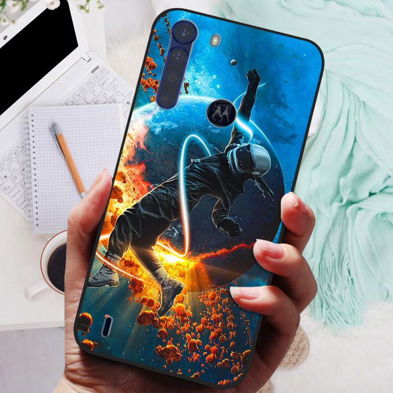 Чехол для Motorola One Fusion Черный бампер Мягкий силиконовый чехол Для Moto One Fusion Plus Чехлы для телефонов OneFusion Fusion+ Funda Shell