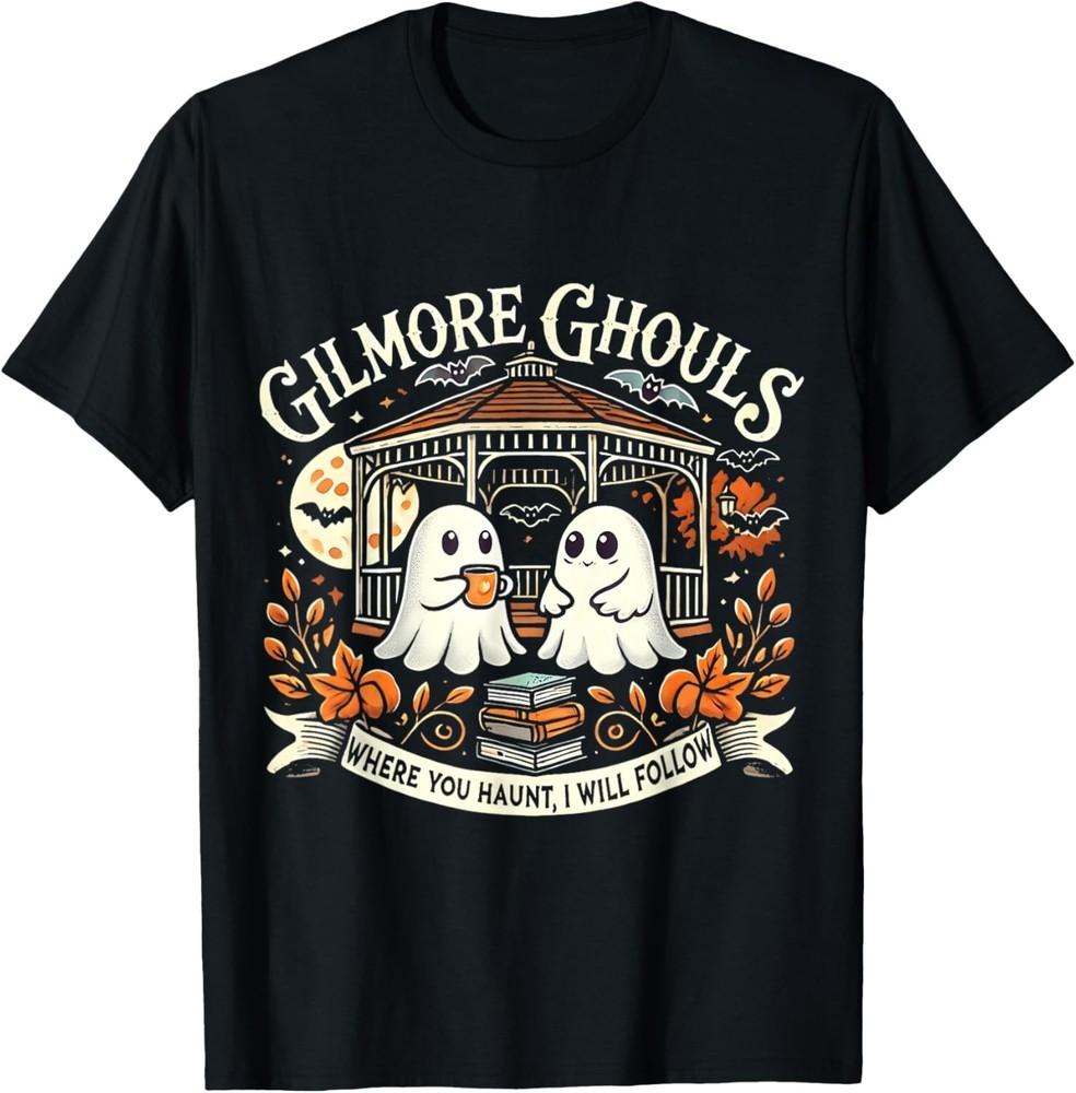 Gilmore Ghouls Где ты обитаешь, я последую Хэллоуинский призрак унисекс футболка
