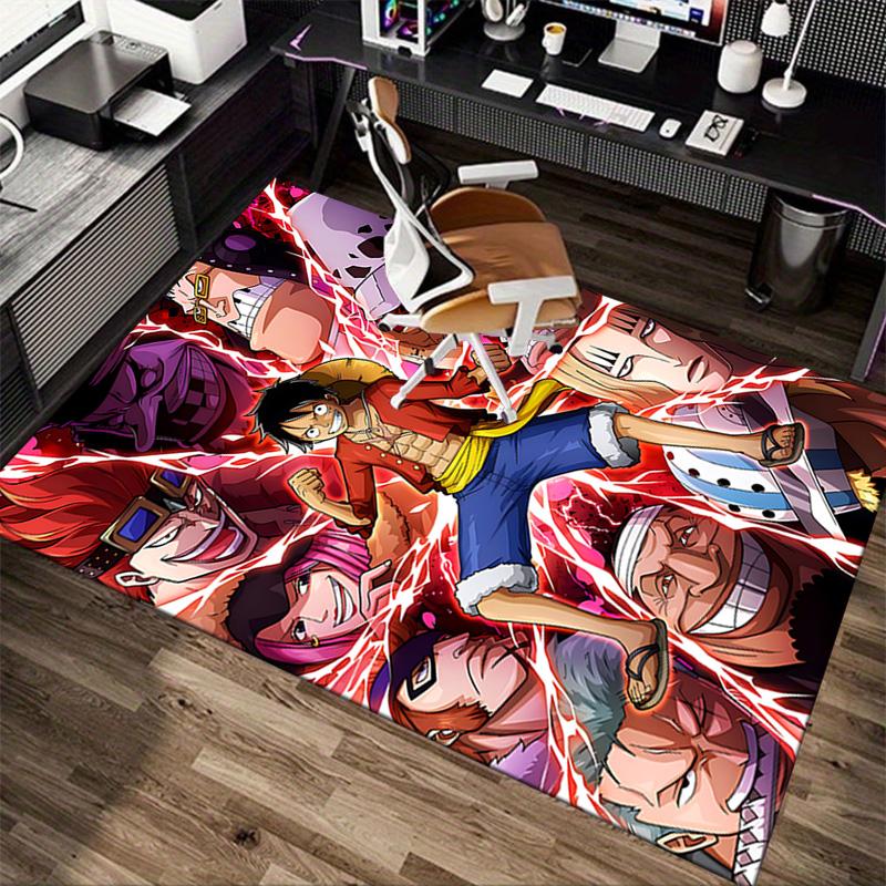 1pc One Piece Adventure Carpet for Playroom Bedroom Living Room Sofa Home Decor,kids Game Area Rug Non-slip Floor Mat Y82619