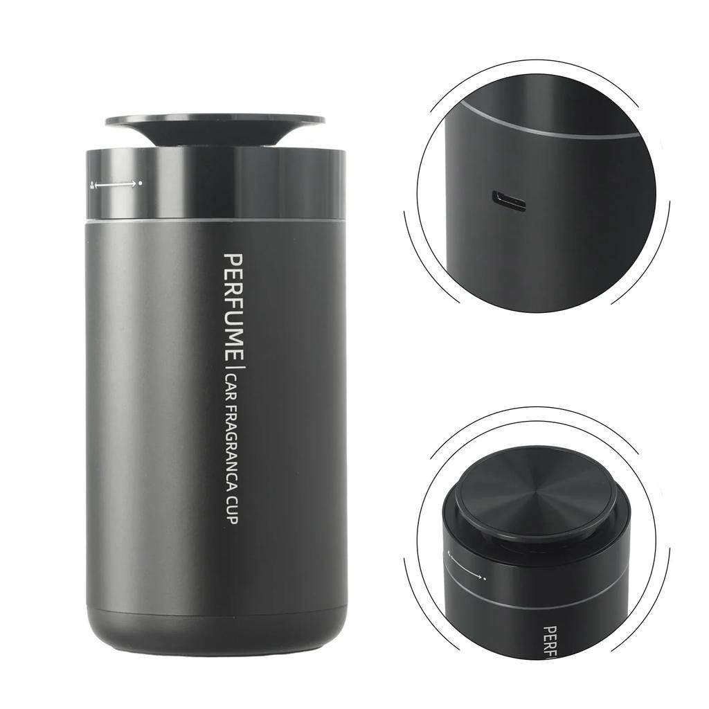 Особенности Ароматический диффузор Ароматизатор воздуха в машину Разлагает формальдегид Электрическая турбина Интеллектуальное изменение светодиодного окружающего света