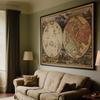 Нетканый/холст Ретро Карта Тема Серии Фон Ткань Настенный Художественный Плакат Декор Без Рамки