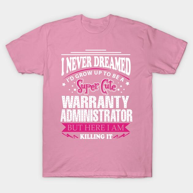 T Shirt Women Warranty Administrator Harajuku Print Kawaii Tshirt Summer Short Sleeve Female T-Shirt Top Tee