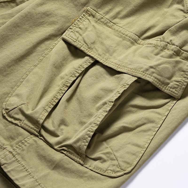 Mens Cargo Shorts Fashion Multi-pockets Shorts Male Casual Jogging Shorts Loose Pants