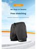 Men's Anti-Embarrassment Quick-Dry Double-Layer Boxer Swim Trunks for Beach, Swimming, and Hot Springs