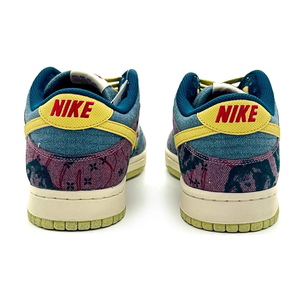 CZ9747-900 Nike Dunk Low Community Garden Полуночный Бирюзовый Кардинал Красный Лимон