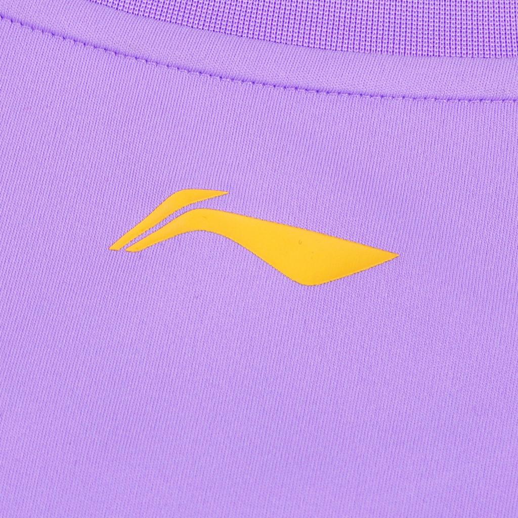 Серия для настольного тенниса Li Ning Минималистичный Модный Быстросохнущий Дышащий Короткий Рукав Футболка Верх для Активного Отдыха Унисекс Топы AHSW069-3