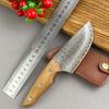 Кухонный нож для мяса из дамасской стали, поварской нож, нож для рыбы, суши, стейка, барбекю, нарезки, кухонные инструменты
