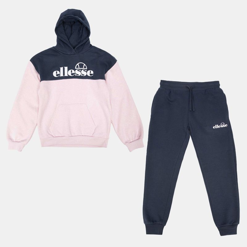 Regular Navy Pink Jogging Set with Hoodie Child, Baby ELLESSE