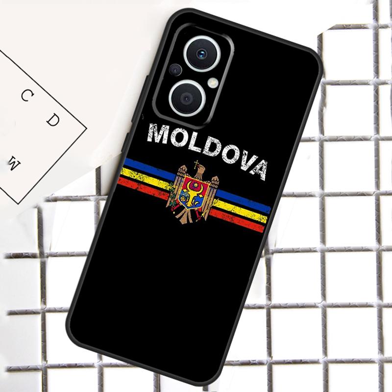 Чехол для телефона с флагом Молдовы для OPPO Reno 14F 13F 12F 11F 10 Pro 8T 7 8 Lite OPPO Find X8 X6 X5 X9 Pro
