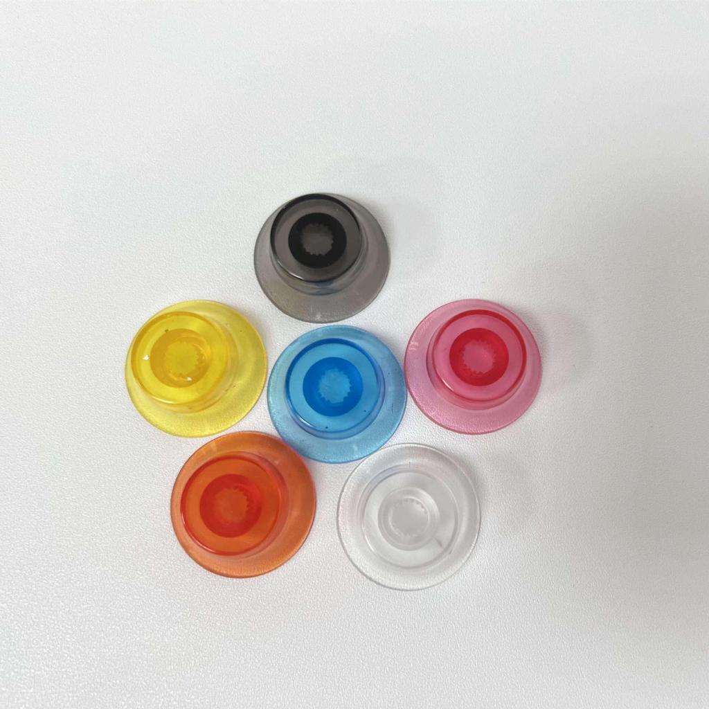 Transparent Barrel-Shaped Electric Guitar Volume and Tone Knob for Bass