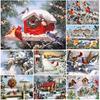 5D DIY алмазная живопись птицы набор для вышивки крестом полная дрель вышивка мозаика зимние фотографии животных со стразами домашний декор
