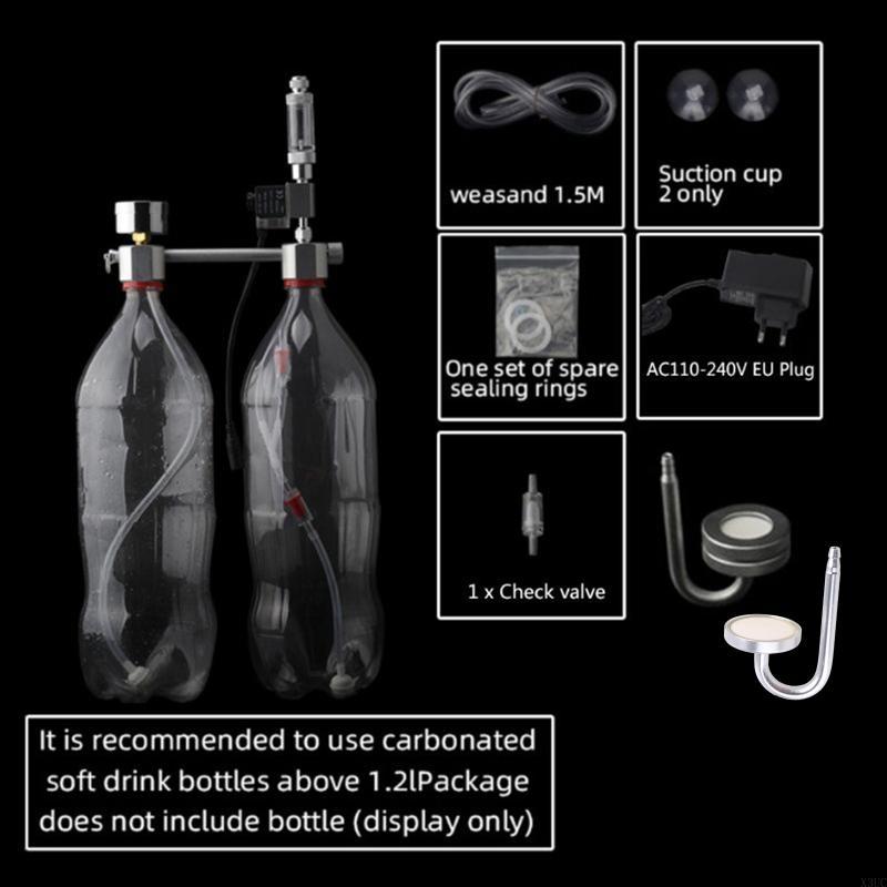 Аквариум DIY система CO2 Генератор Счетчик пузырьков Растения Диффузор Регулятор X3UC