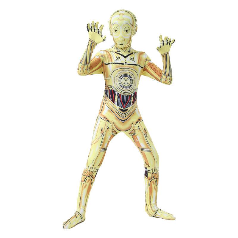Kids Adult Spider-Man One-Piece Tights Star Wars Robot 3D Role Playing Suit