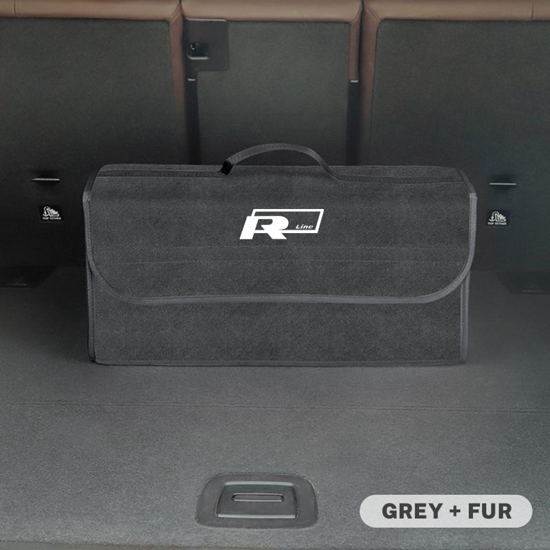 Valve Stems Caps VW Car Interior Organizer Box Foldable Felt Cloth Storage Bag For Volkswagen Polo Golf GTI CC Tiguan Arteon Pas zw4