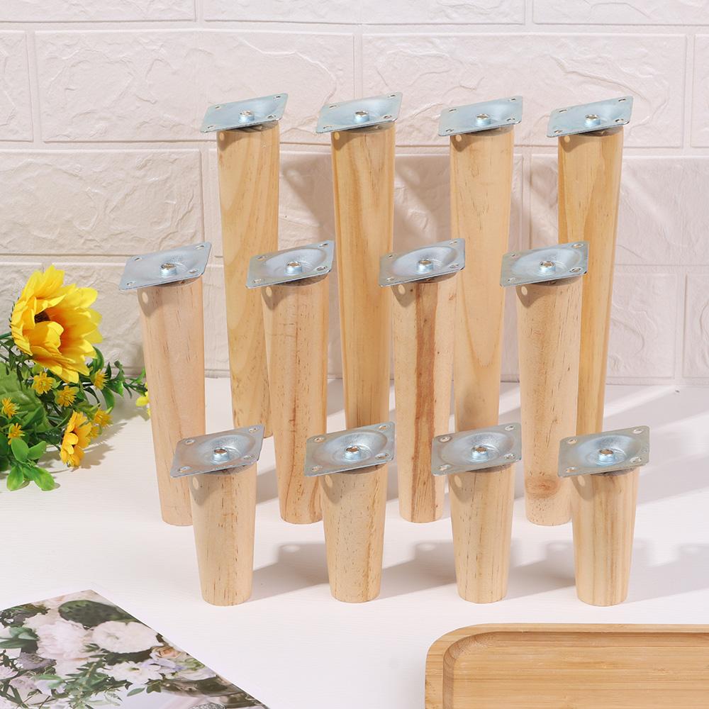 Desk Sofa Chair Nightstand Storage Box Leg Furniture Accessories Wooden Furniture Legs Tapered Feet