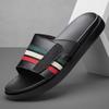 Fashion High Quality Casual Famous Brand Men Sandals Luxury Designers Genuine Leather Slipper Summer Outdoor Antiskid Beach Walking Shoe