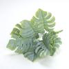 Artificial Pothos & Monstera Leaves Wall Decor for Living Room - Small Potted Greenery Arrangement