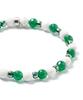 Браслет с драгоценными камнями Green Point Triple Mix (C2503AC1343_GN)