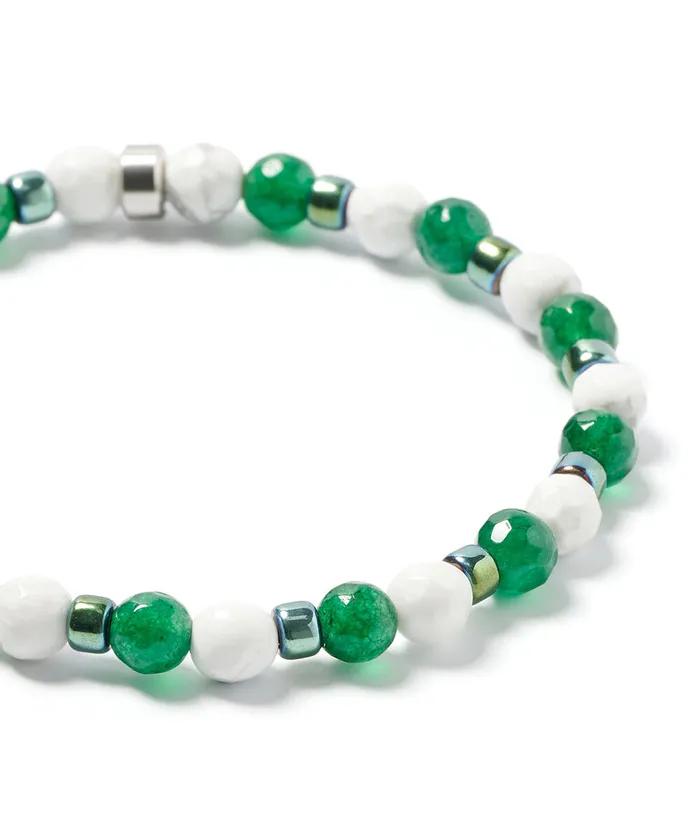 Браслет с драгоценными камнями Green Point Triple Mix (C2503AC1343_GN)