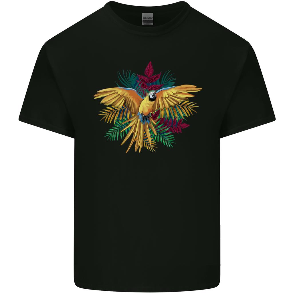 Maacaw Parrot In the Jungle Unisexs Light Cotton TShirt
