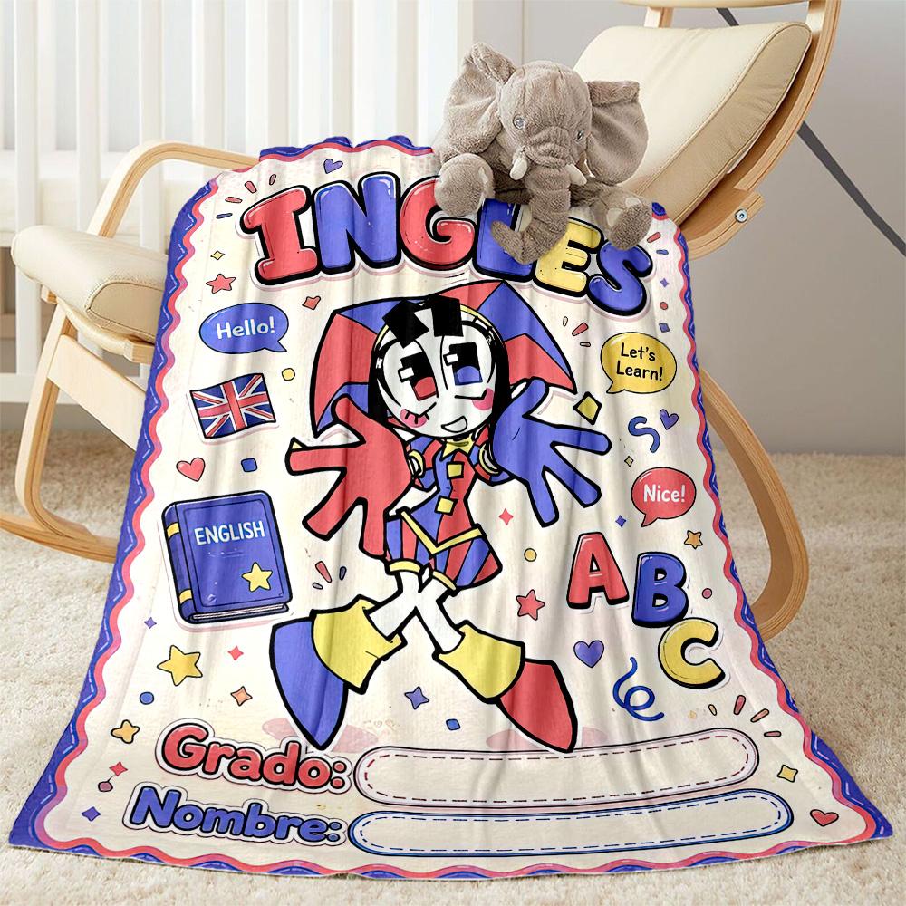Digital Circus5 Blankets are suitable for living rooms,making them an ideal choice for outdoor travel and gifts.