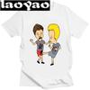 Beavis and Butthead BB Newest TShirt for Unisex Around The Christmas Tree Round Collar Basic Distinctive Birthday Gift Tops