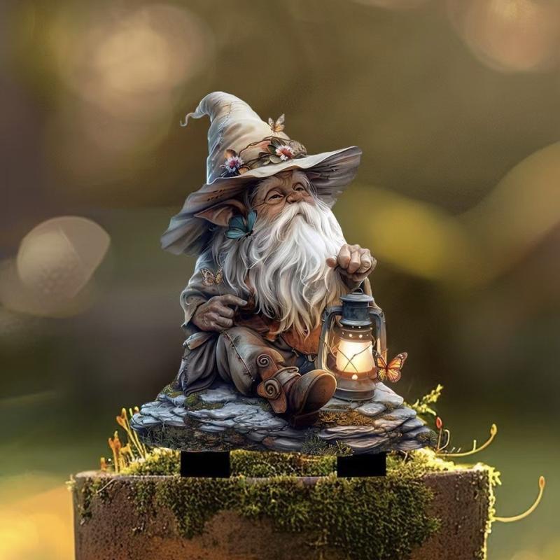 1 шт. Милый ежик с клубникой, садовое украшение, 2D плоская акриловая вставка в землю с классическими весенними элементами