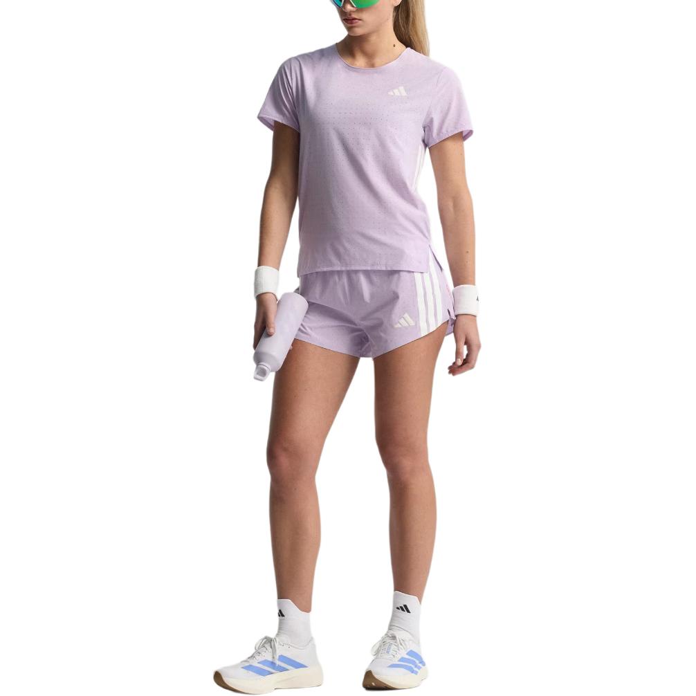adidas Бесплатная доставка с AdiClub Беговые шорты с разрезами Adizero JV7155