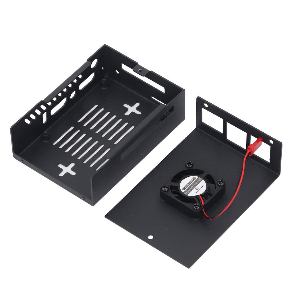Охлаждающий корпус для Orange Pi 5 MAX Одноплатный компьютер из цинкового сплава Металлический охлаждающий корпус с вентилятором