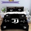 3pcs Football club logo pattern bedding set duvet cover set includes duvet cover &pillowcases,perfect all season bedroom decoration&gift