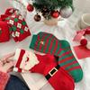 25 Years Red Christmas Stockings: Men's & Women's Winter Mid-Calf Socks Gift Box - Trendy Couple Gift