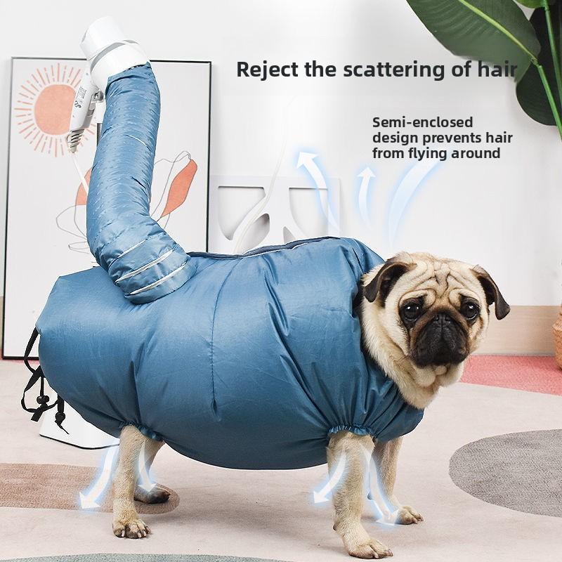 Сумка для сушки питомцев, Чудо сушки шерсти, Собака, Кошка, Специальная сумка для купания и быстрой сушки шерсти для крупных собак, Автоматическая сушильная сумка