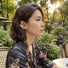 Creative Butterfly Earphone Clips Artificial Crystals Earphone Decorations  Personal Accessories