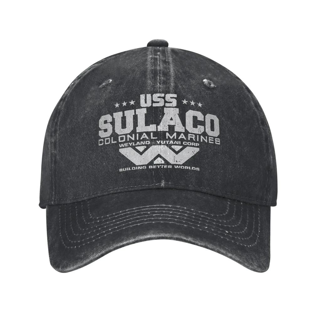 Jeans USCSS Nostromo Alien Sulaco Colonial Marines Aliens Casual Baseball Cap Summer Sunscreen UnisexTeens Funny Baseball Caps