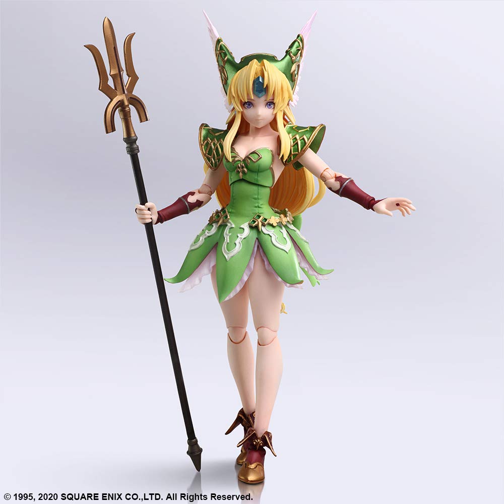 Seiken Densetsu 3 Trials of Mana Bring Arts Хоукай Риз ПВХ раскрашенная подвижная фигурка &