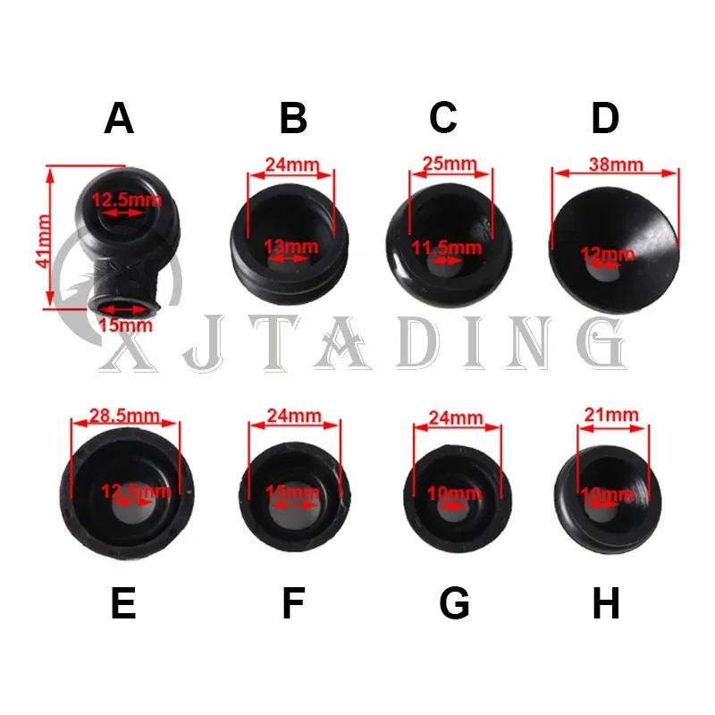 4PCS Ball Joint Dust Boot Cover Kit Rubber Track Rod End Protector for ATV UTV Go Kart Quad Bike Dirt Bike Accessories