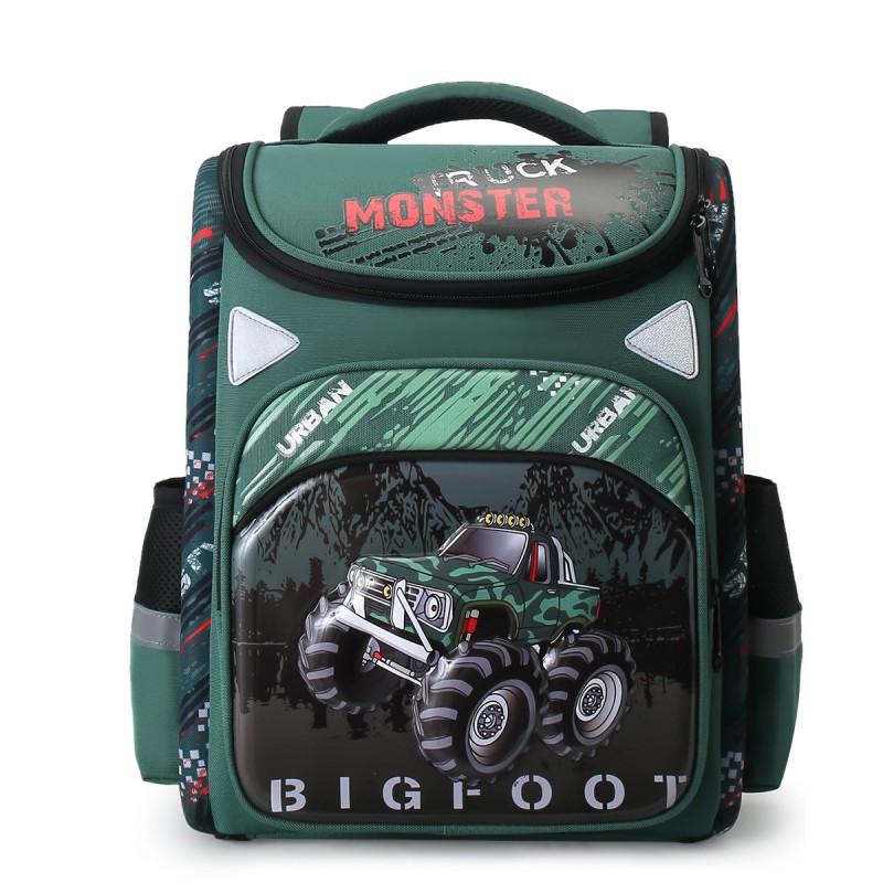 Kids Lightweight School Backpack 3D Hard Shell Cartoon Design Ages 5-10 Ergonomic Back Support Waterproof Oxford Fabric