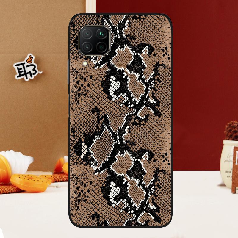 Змеиная кожа для Huawei Nova Y91 Y61 Y60 Y70 Y72 Y73 Y90 12i 11i 3i 7i 8i 9 10 SE P20 P40 P30 Lite Чехол