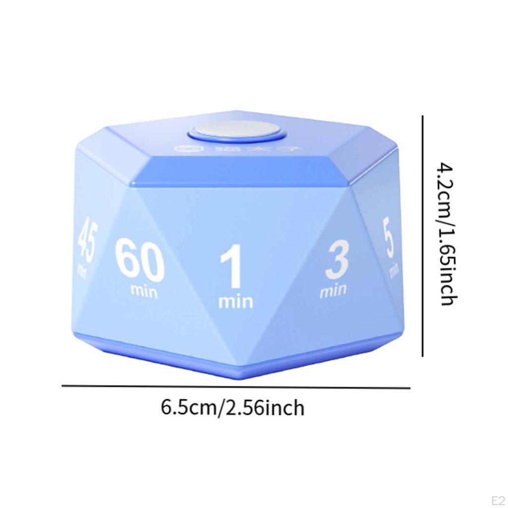 Детский кубический таймер Менеджер времени для учебы Пользовательская настройка времени Многофункциональный для кухни, класса