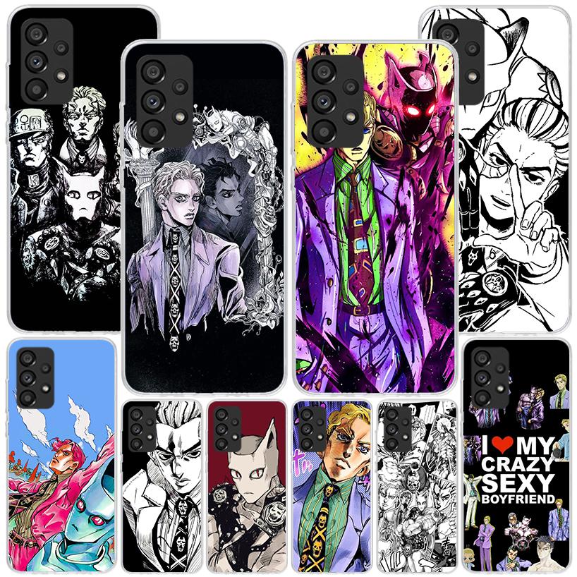 Чехол для телефона JoJo Kira Yoshikage Killer Queen для Samsung Galaxy A52 A42 A32 A22 A12 A51 A41 A31 A21S A50S A40 A30S A20S A20E A10