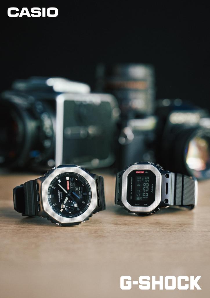 CASIO G-SHOCK GM-5600BM-1JF Металлизированный Резиновый Ремешок Мужские Часы Черные