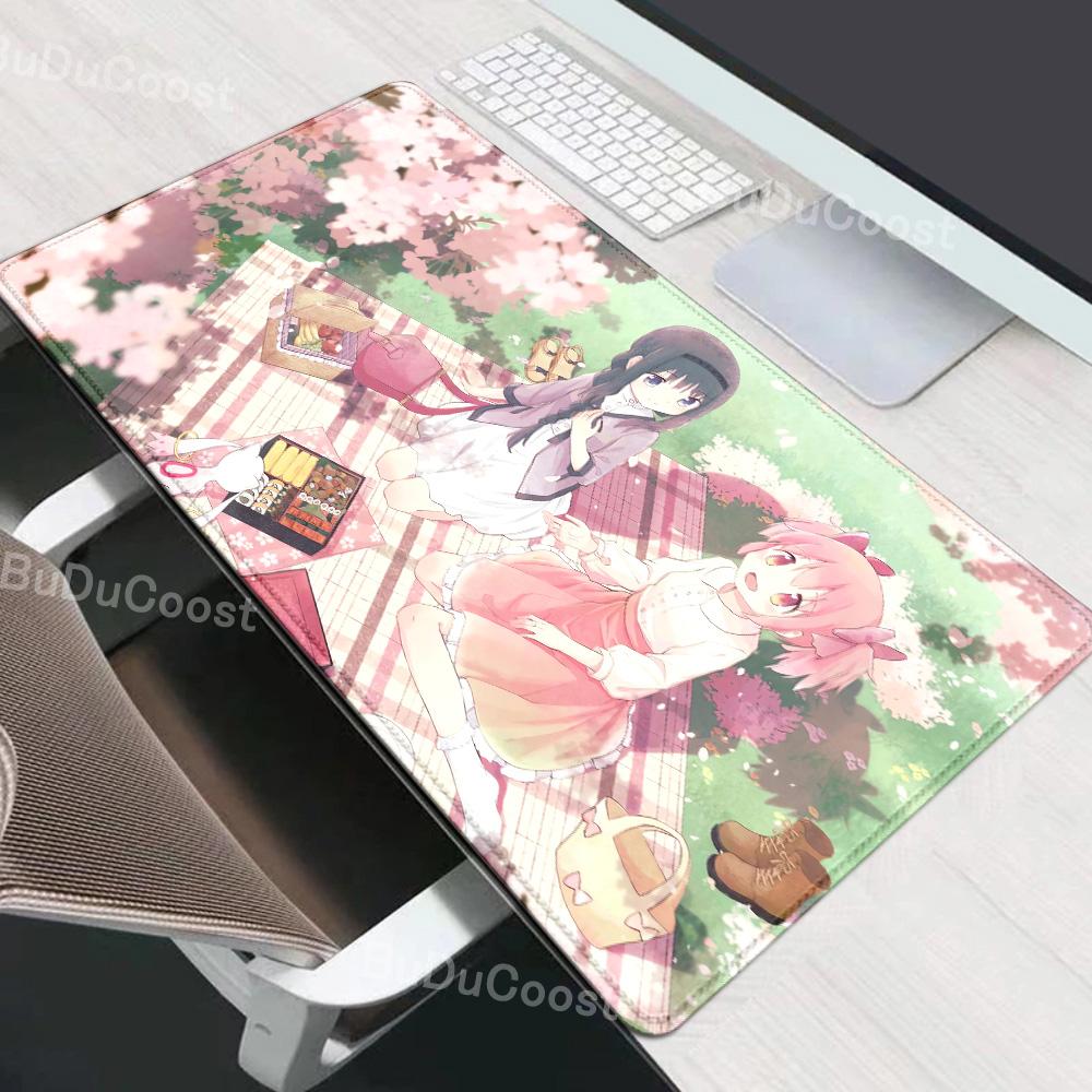 Игровой коврик для мыши MAGICAL GIRL MADOKA, коврик для мыши INS, большой коврик с рисунком из аниме, коврик для клавиатуры и мыши, аксессуары DeskMat