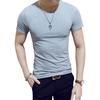 Slim Fit T-Shirt for Men Short Sleeve V Neck T-Shirt Casual Summer Classic Basic Tee Top