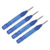 4Pcs Center Punch Automatic High Speed Steel 5in Tool Set Kit for Installation Maintenance Blue