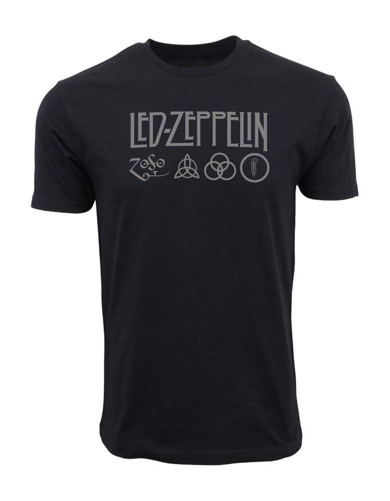 Футболка с логотипом LED ZEPPELIN ZOSO Унисекс